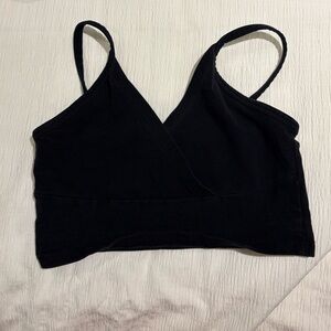 Brandy Melville Black Strappy Top